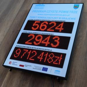 INFORMATION BOARD 70X100CM WITH 3XGR102(16X64CM)